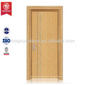 Nuevo diseño mdf PVC puerta de dormitorio de madera precio